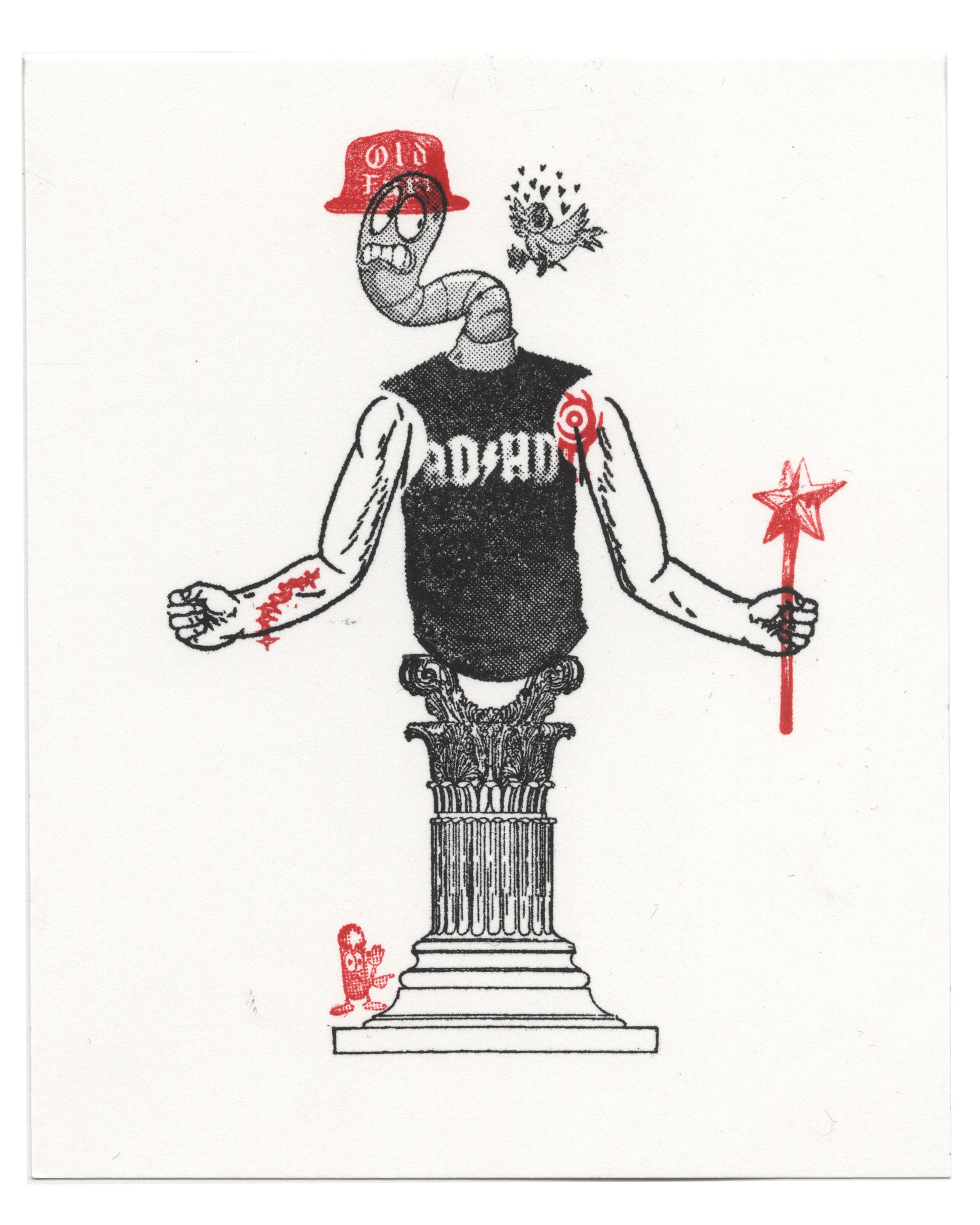 "Worm Column 1" Original CE Print