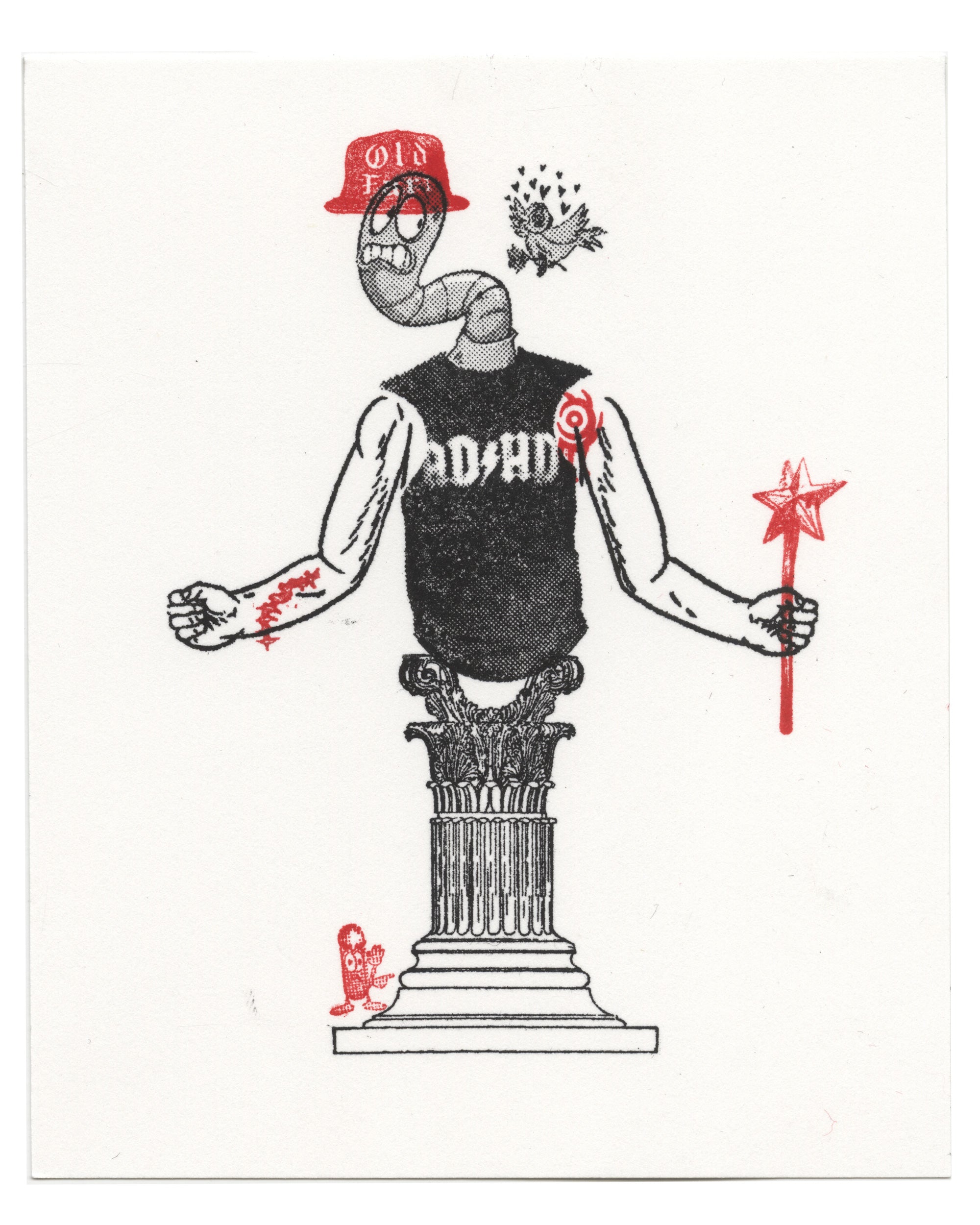 "Worm Column 1" Original CE Print