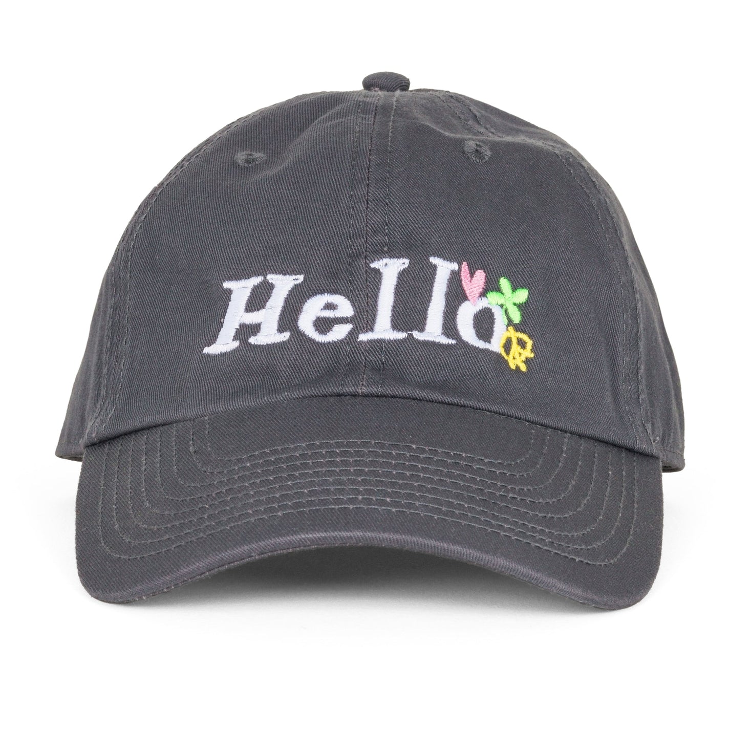 Hello ♥☘☮ Cap [Grey]