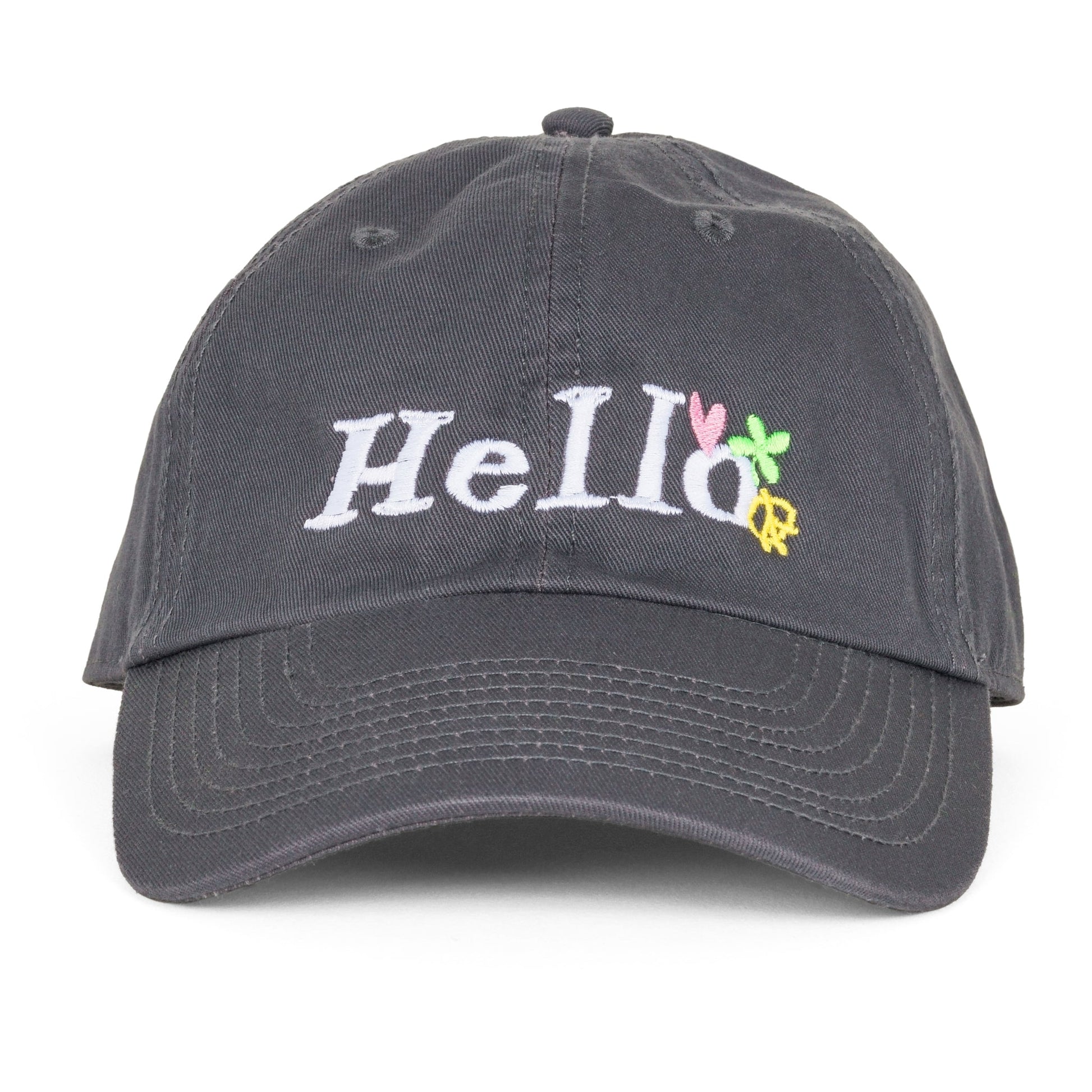 Hello ♥☘☮ Cap [Grey]