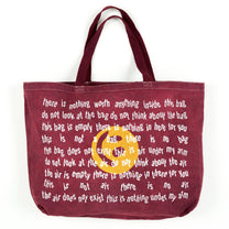 Not a Bag Jumbo Tote [Burgundy]