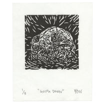 &quot;Going Down&quot; Linocut
