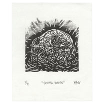 &quot;Going Down&quot; Linocut